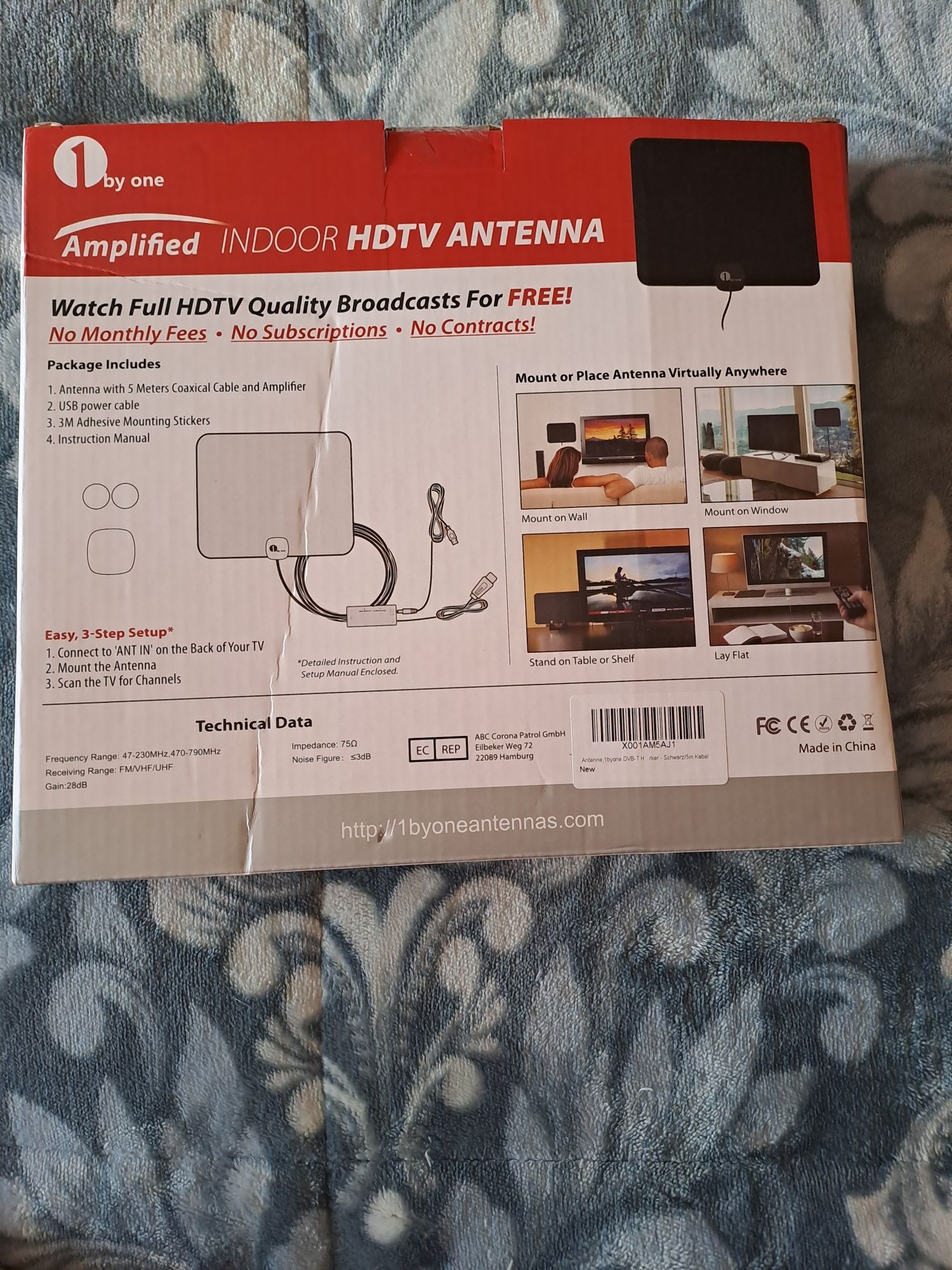 Antena de TV de interior HDTV