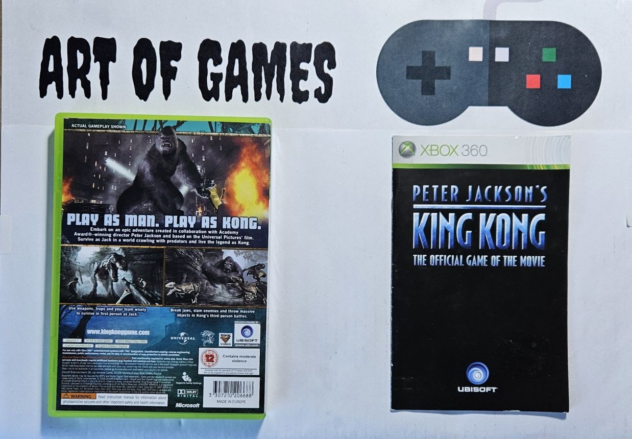 Gra Peter's Jackson's King Kong Xbox 360 Komplet 3xA KingKong