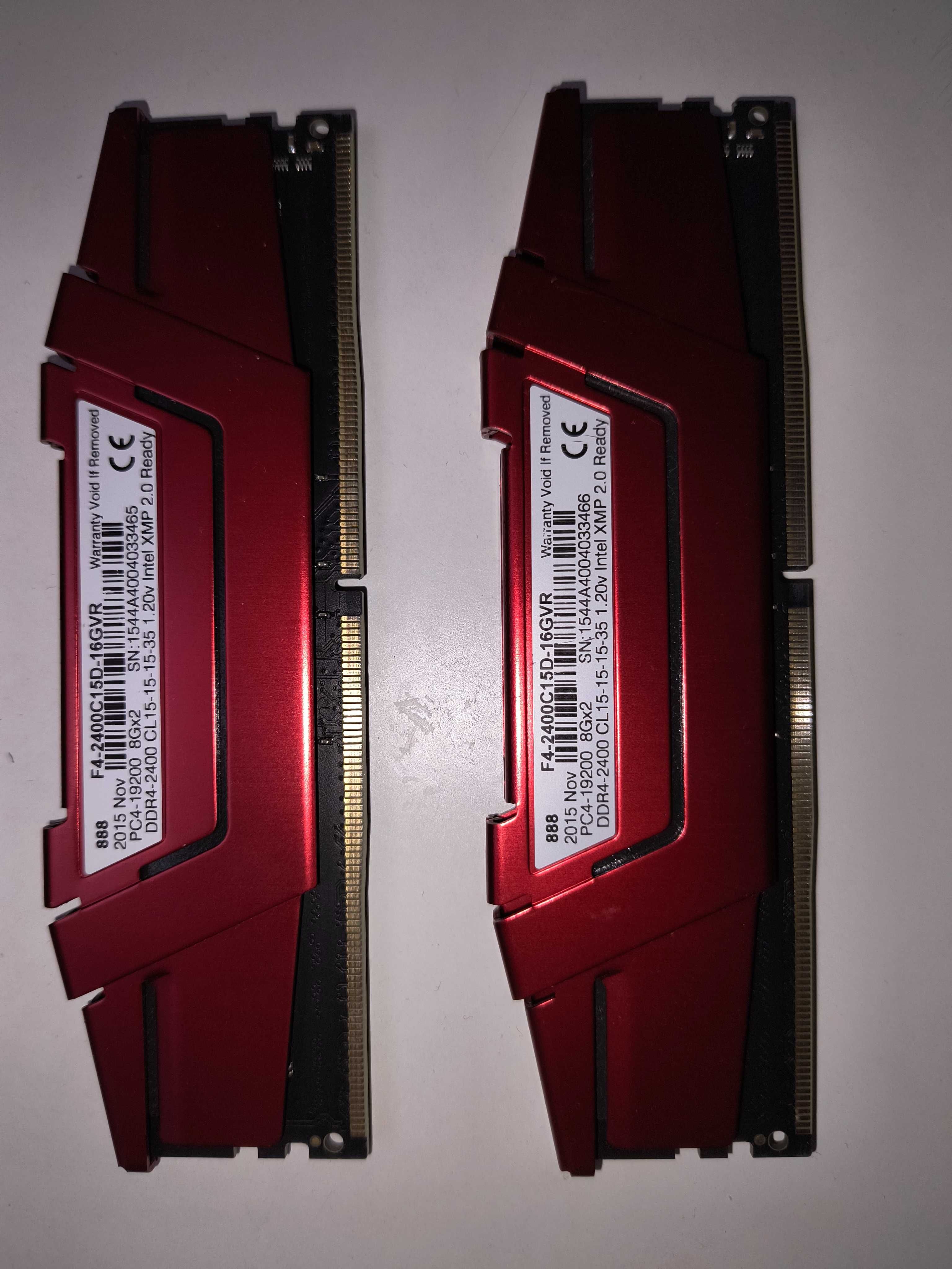 DDR4 G.Skill 16 Gb (2x8Gb) 2400 MHz (F4-2400C15D-16GVR)