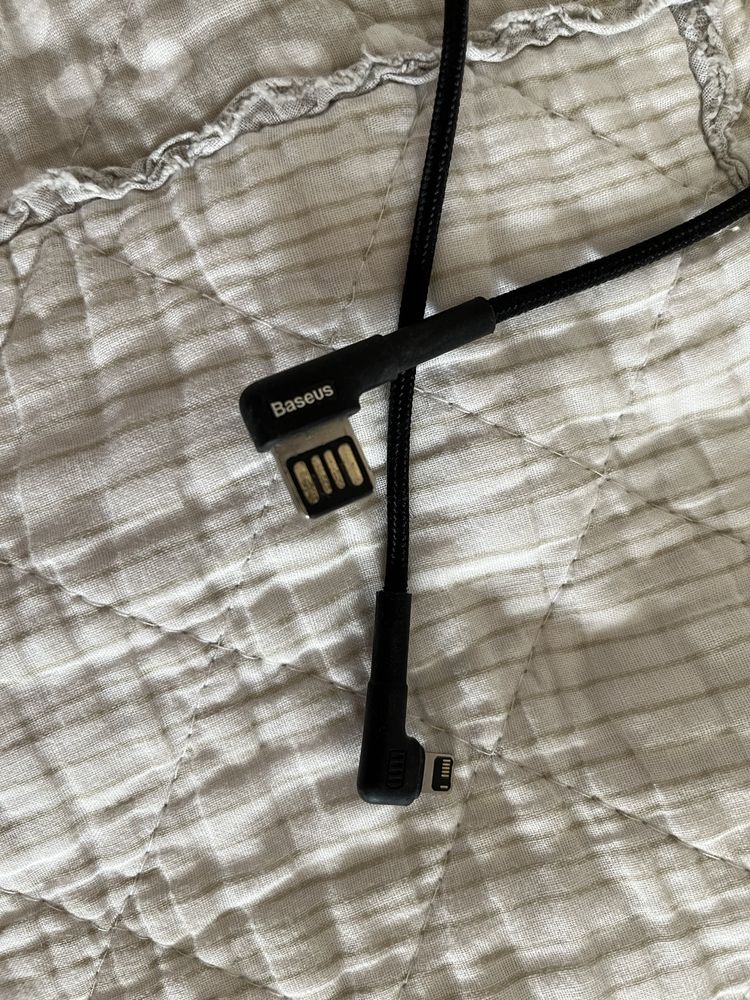 Kabel kątowy Baseus lightning usb 60cm do iphone ipad sprawny