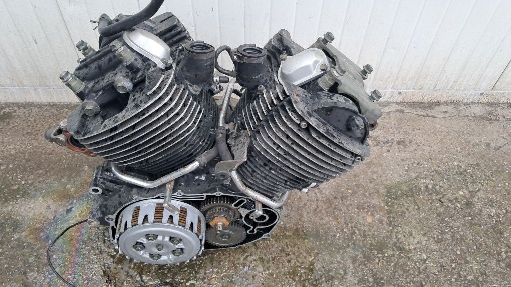 Silnik Yamaha XVS 650 Drag Star Wał Korbowy Głowica Cylindry Części