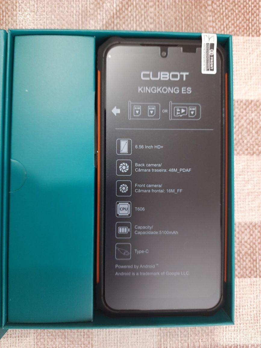 Прродам НОВИЙ захищений телефон CUBOT KING KONG ES 6/128 Гб