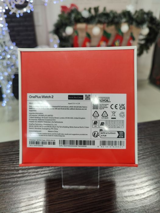 Смарт годинник OnePlus Watch 2 Nordic Blue, 46mm, NFC, 100h work