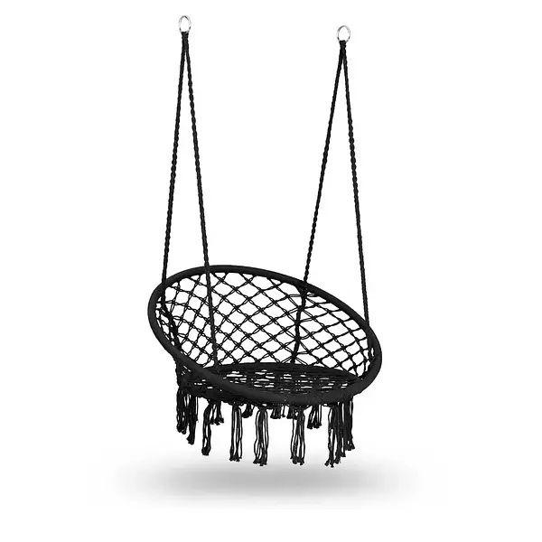 Підвісне крісло качалка гойдалка чорне BOHO Sofotel 290000 Польща