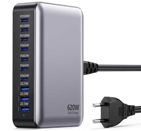 Ładowarka USB-C 620 W szybkiego ładowania