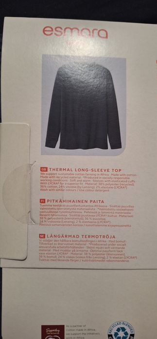 Koszulka męska termiczna rozm.L /44Esmara