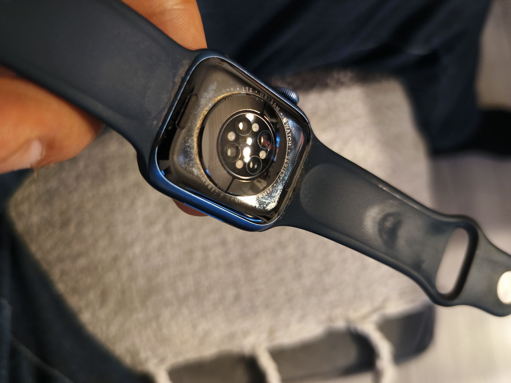 Applewatch 7 GPS+cellular 41 mam granatowy