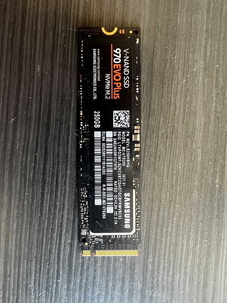 Samsung 970 evo plus 250gb