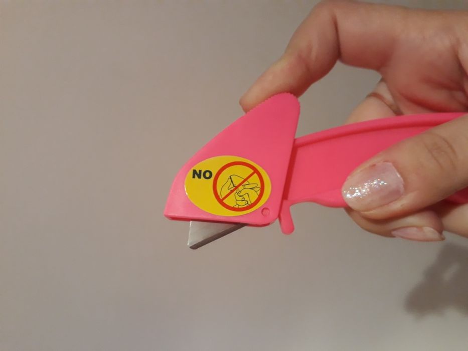 nożyki bezpieczne różowe