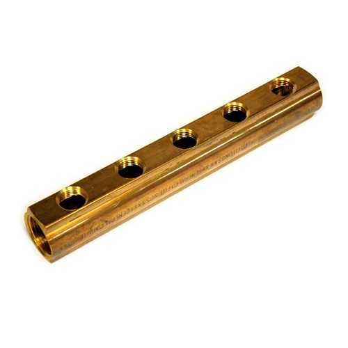 Колектор General Fittings(Італія) В/В 50 мм 1"-1/2"  2-12 вих.(Латунь)