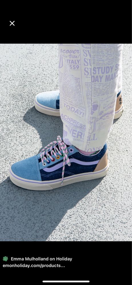 Кеды Emma Mulholland x Vans Old Skool (44 р, 28,5 см)