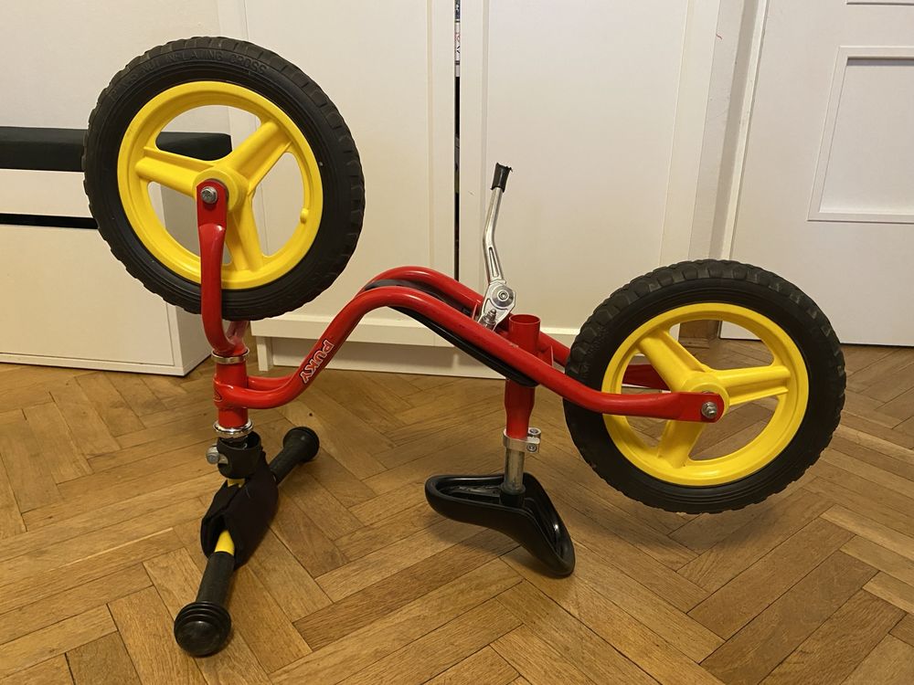 Rower biegowy PUKY, czerwony, 12’’, LR L1, opony pneumatyczne