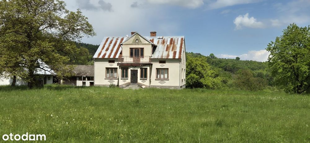 Dom na wsi  z widokową działką