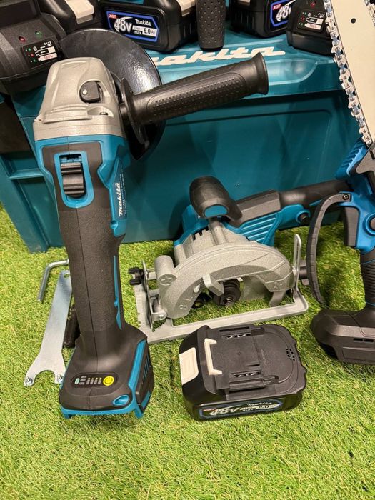 Набір 6в1 Акб Makita 48VШуруповерт,Гілкоріз,УШМ,Перф,Гайковерт,Дискова