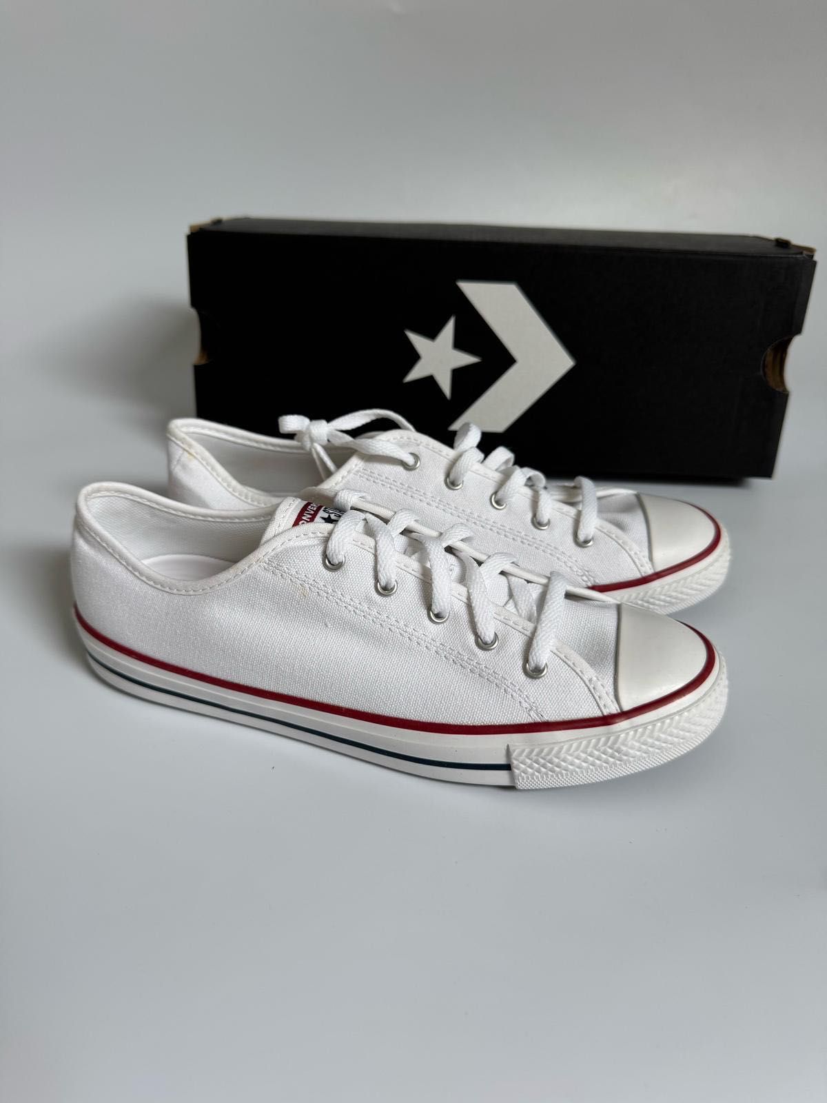 Nowe trampki unisex CONVERSE białe 37,5