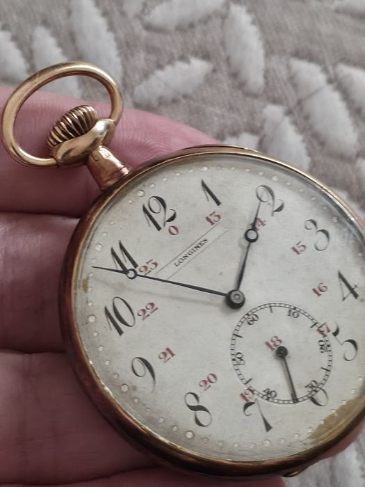 Relogio de bolso em ouro