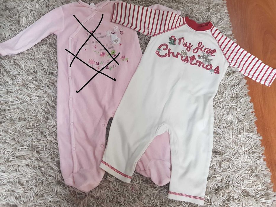 święta pajacyk piżamka Merry Christmas rozm. 86 9-12 miesięcy