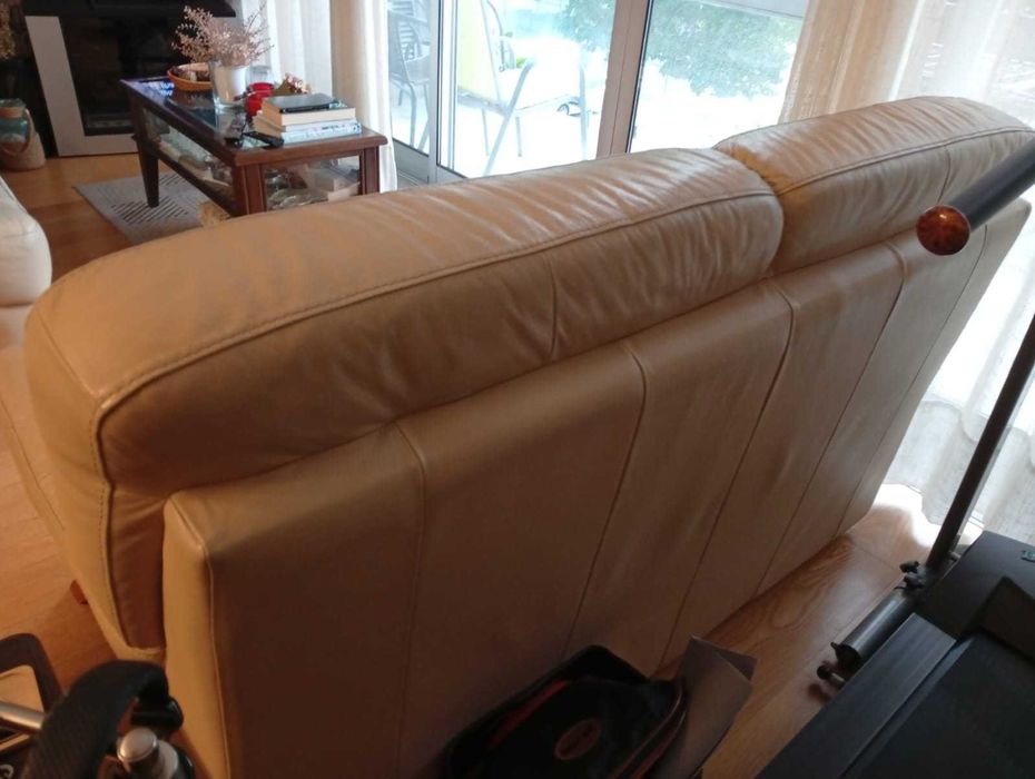 Sofás em pele (usados)