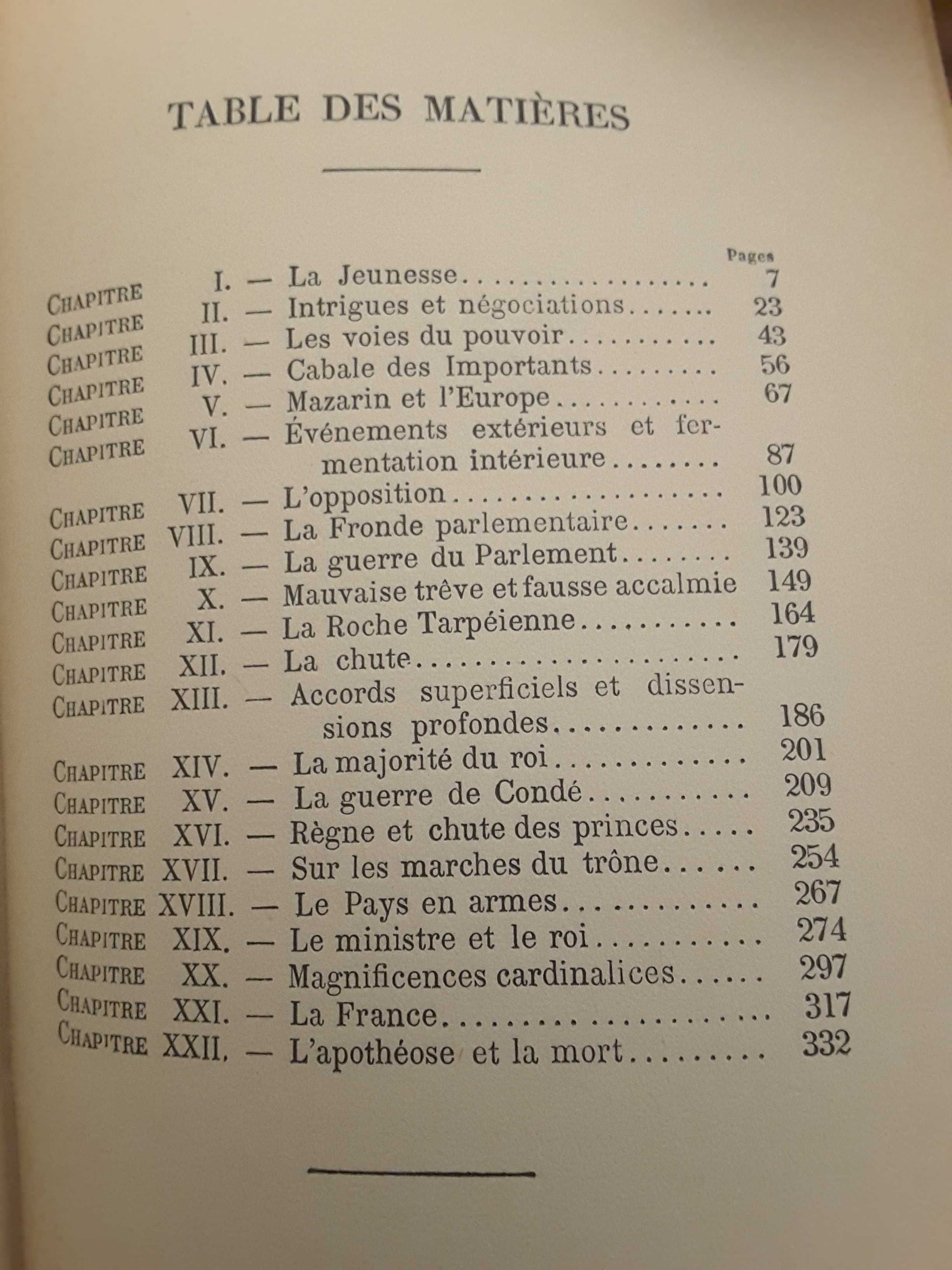 Le Grand Siècle/ La France de Louis XIV/ Mazarino