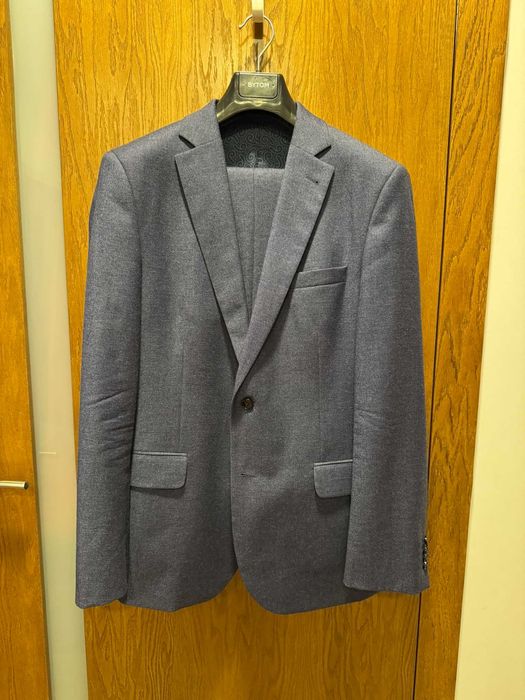 Garnitur męski BYTOM 182/104 niebieski