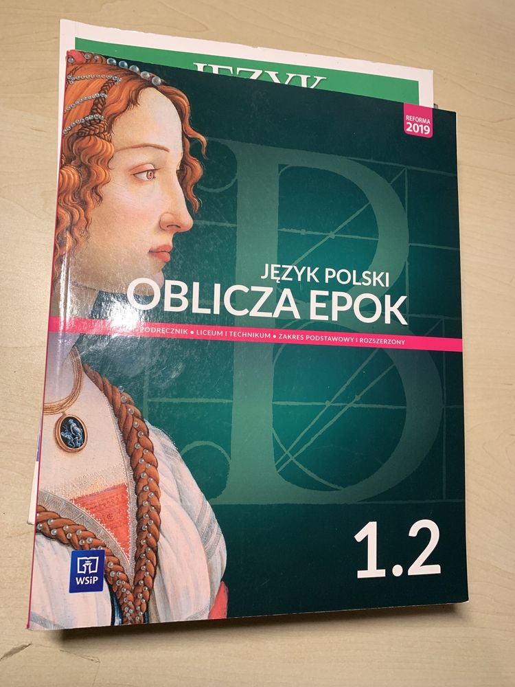 Podręcznik jezyk polski „Oblicza Epok” 1.2 klasa 2