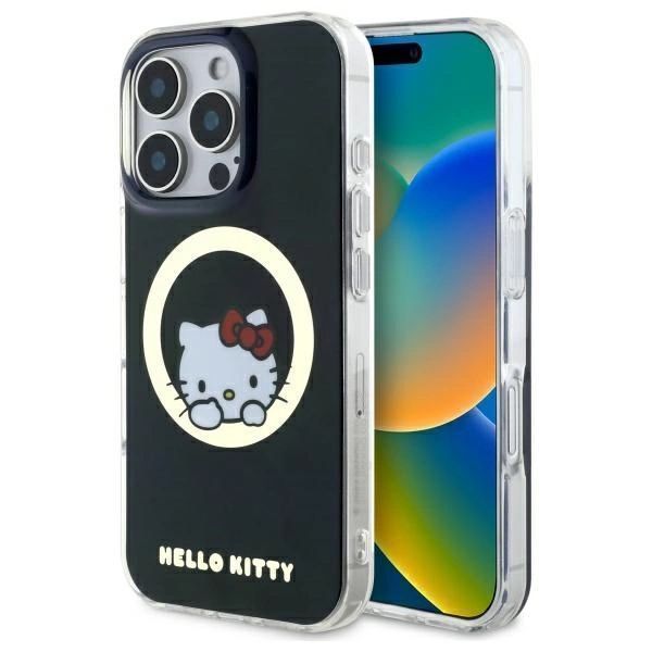 Etui Hello Kitty Iml Sweet Kitty Magsafe Na Iphone 16 Pro Max - Czarne