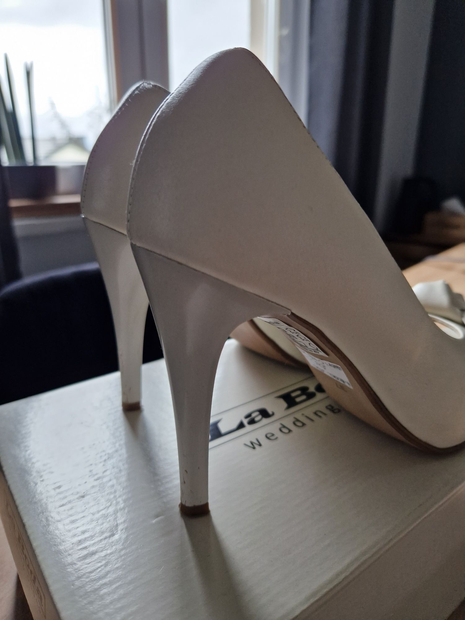 Buty ślubne La Boda Ivory 37