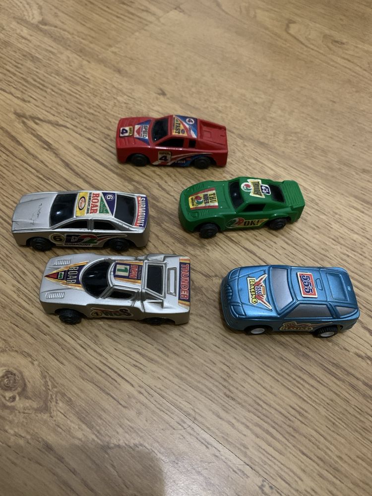Conjunto 5 carros miniatura (plastico)