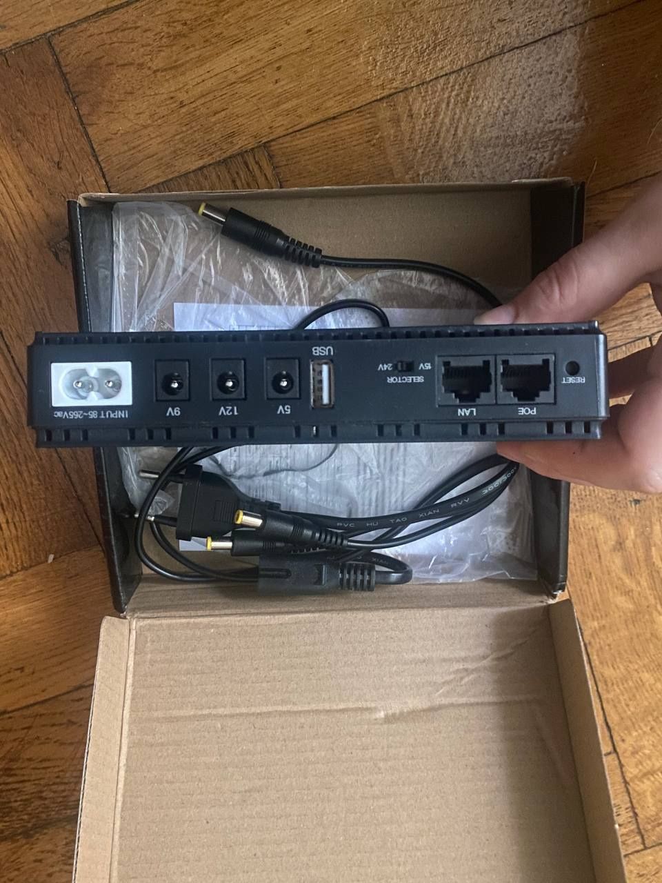 ДБЖ для роутеру UPS DC1018P, 10400 mAh 18W, оптики, терміналу, відеока