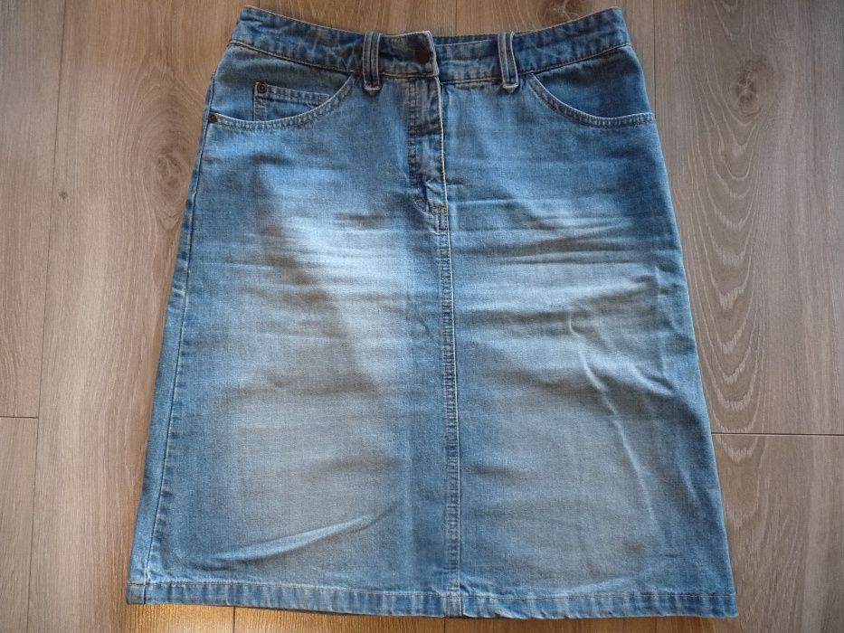 Spódnica jeansowa H&M z wysokim stanem