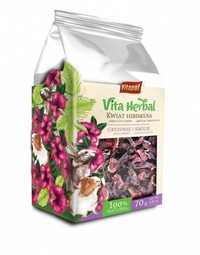 Vita Herbal dla gryzoni i królika, kwiat hibiskusa, 70g