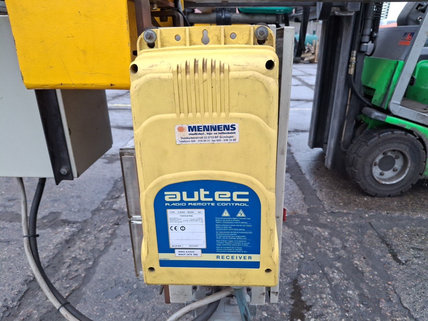 Suwnica bramowa Verlinde 1250kg