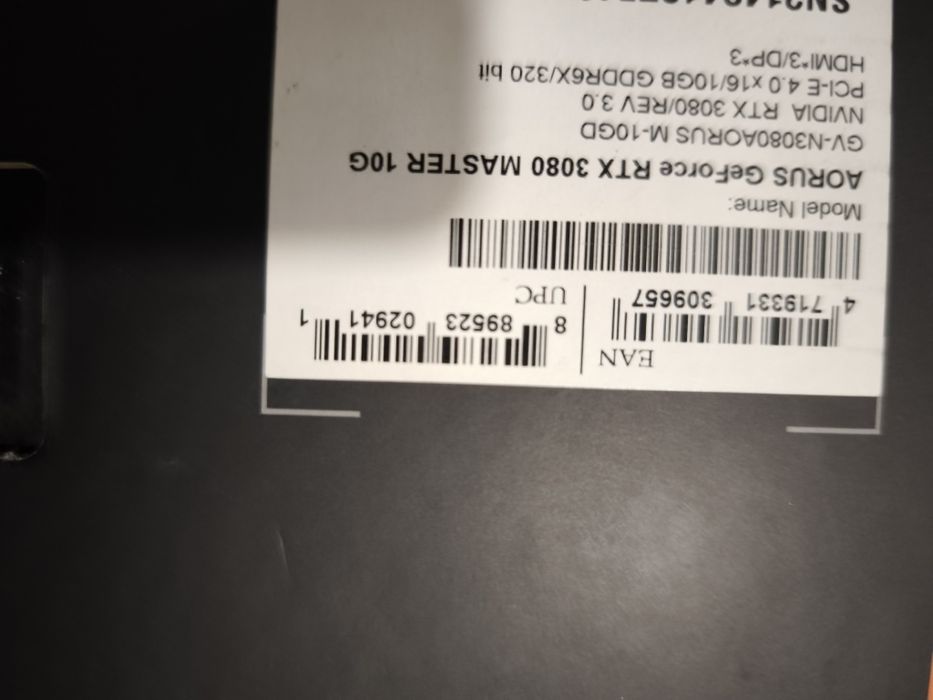 Gigabyte Aorus RTX 3080 10GB GDDR6X – Gaming 4K