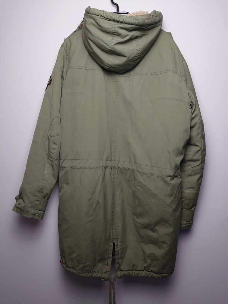 Płaszcz/parka khaki Tommy Hilfiger