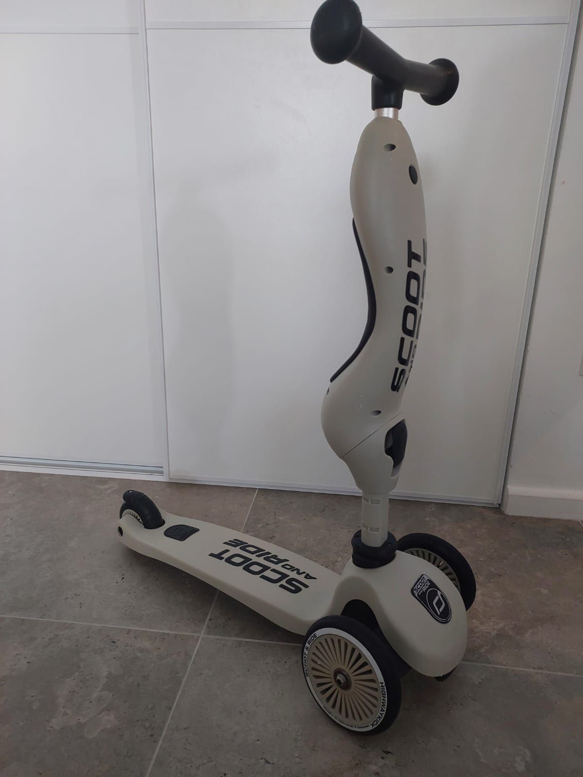 Самокат 2в1 Scoot and Ride Highwaykick-1 (світло-сірий)