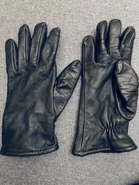 Rękawice wojskowe skórzane zimowe oficerskie 22