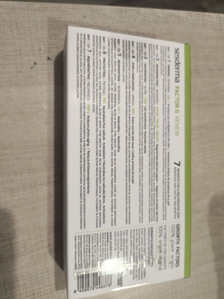 Sesderma Factor G ampułki