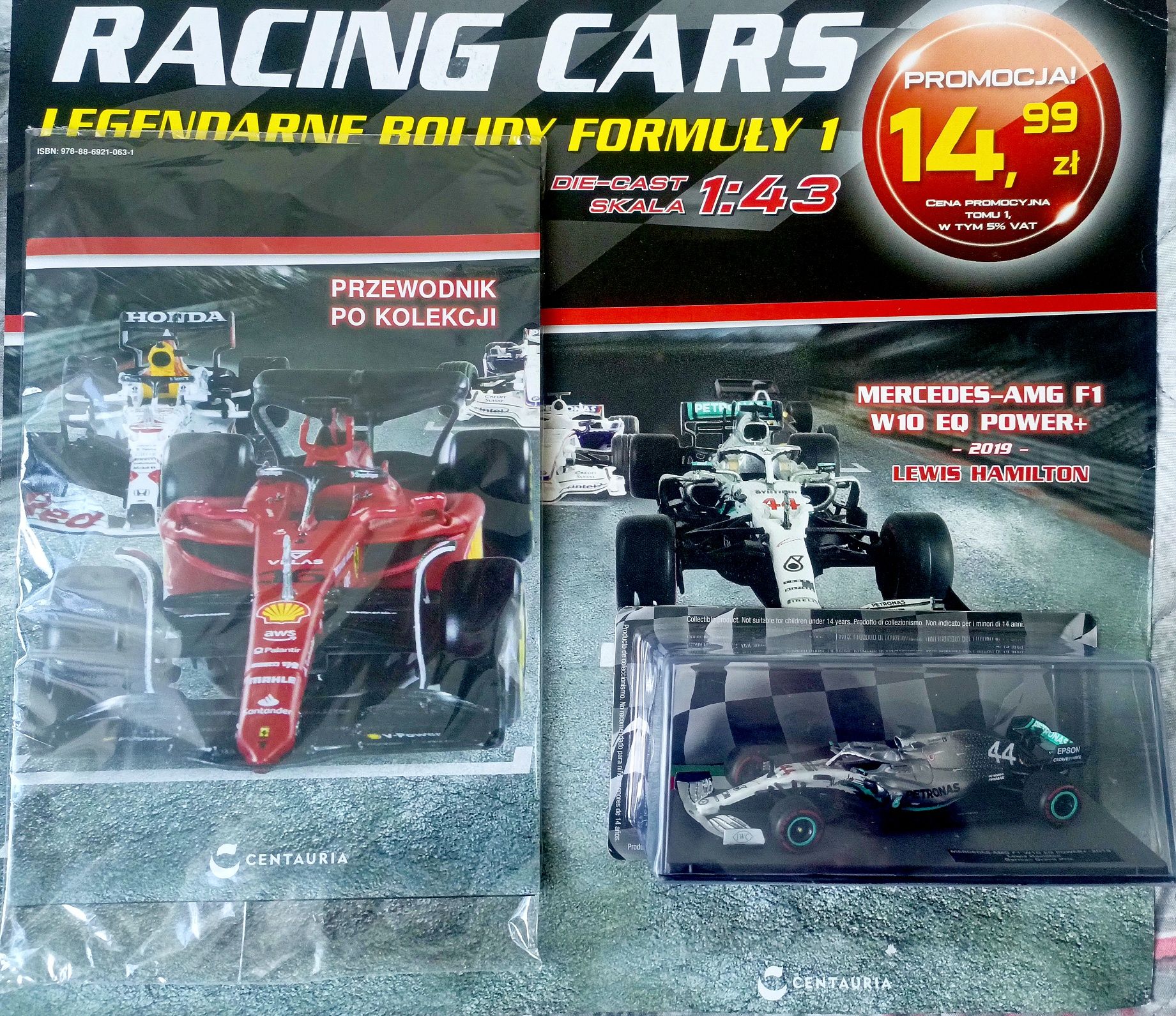 Legendarne bolidy formuły F1, NOWY nr 1 z gazetką