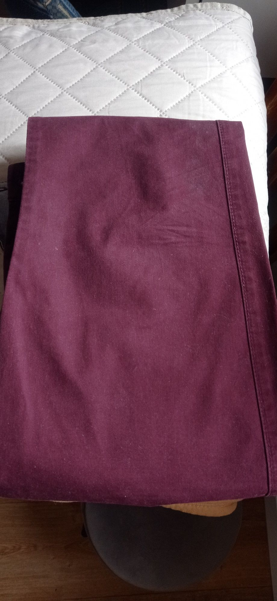 Spodnie męskie bordo