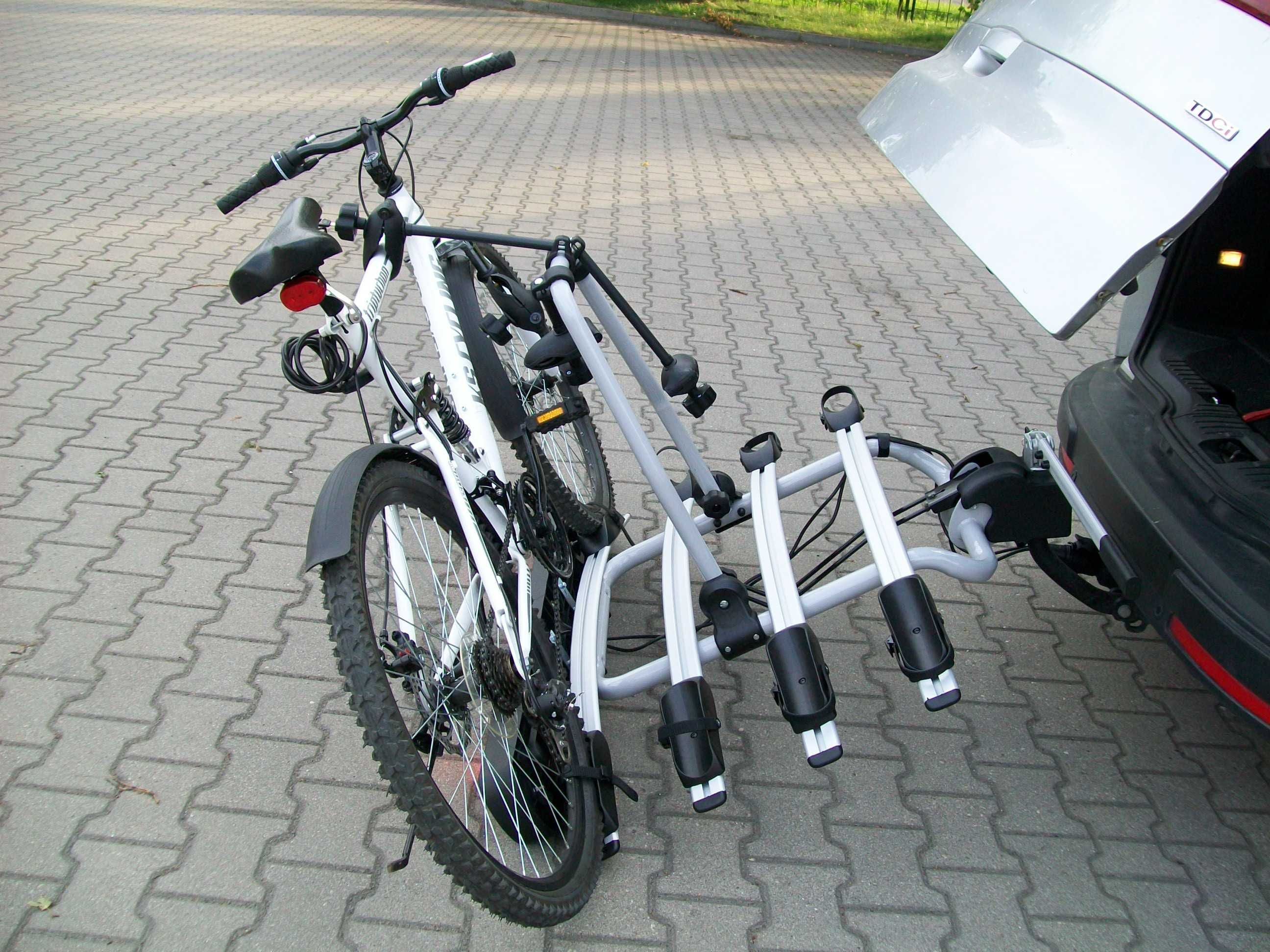 Platforma na 4 rowery bagażnik rowerowy na hak uchył certyfikat TÜV