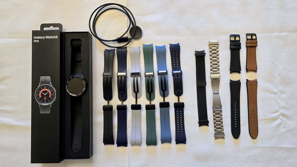 Samsung Watch 5 Pro + 10 braceletes