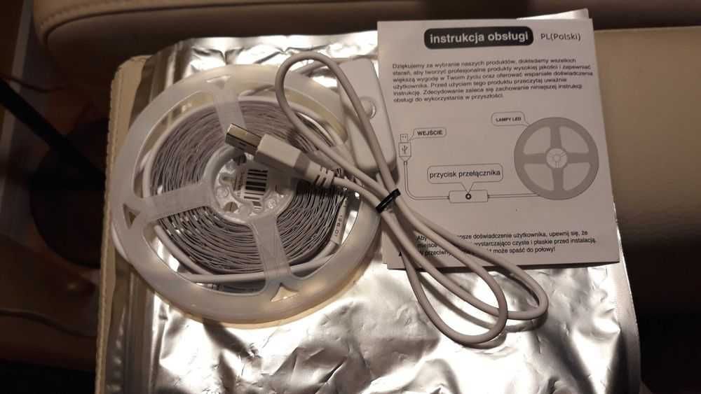 Ledy do TV z usb 5 m  NOWE