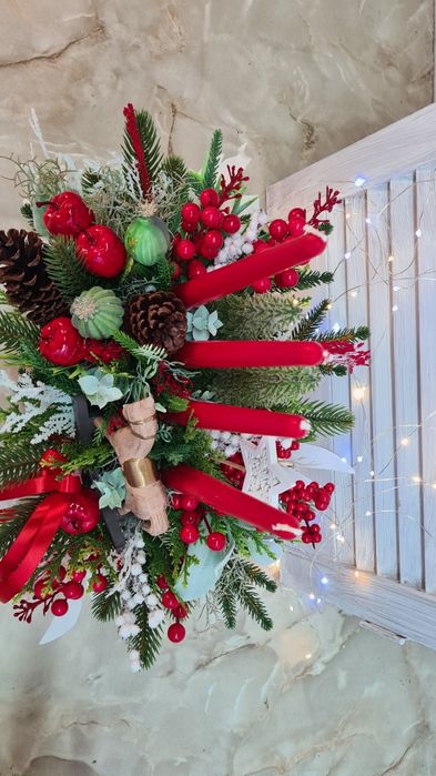 Stroik kompozycja sztuczna na stół