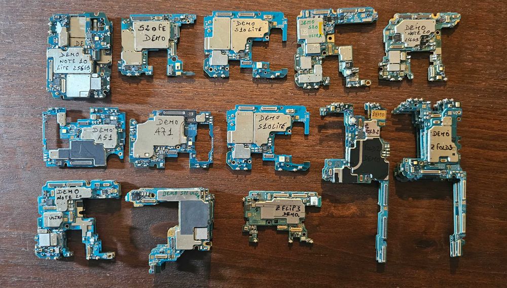 Samsung Placas Mãe Principais - DEMO