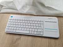 Biała klawiatura Logitech K400 +