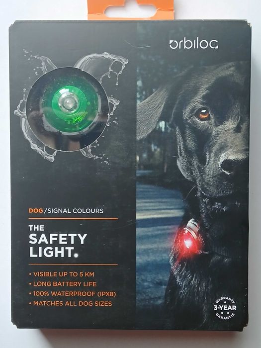 Lampka LED Orbiloc na obrożę Orbiloc Green nowy*oryginał