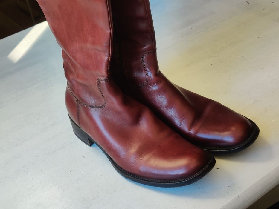 Buty cowbojki kozaki skóra naturalna 39 Gino Rossi