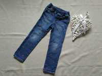 Niebieskie jeansy dla dziewczynki r.104-110 GAP