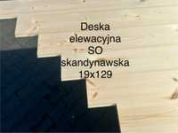 Deska elewacyjna sosna skandynawska 19x129 pióro- wpust