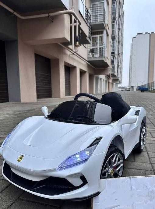 Дитячий електромобіль Ferrari, всі кольори, 4x4, детский электромобиль